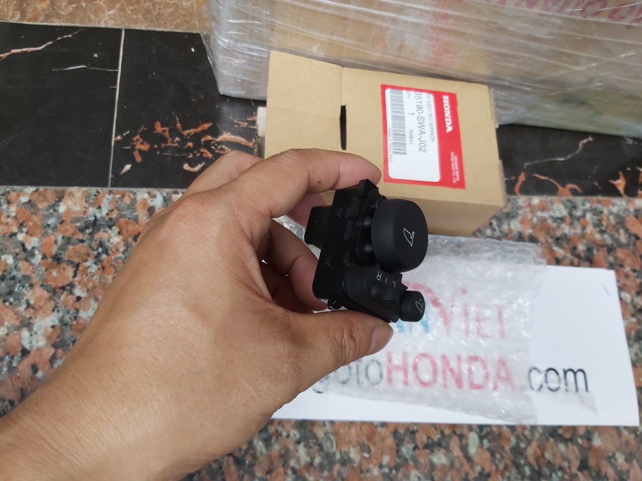 Công tắc chỉnh gương xe honda CRV 2009-2011